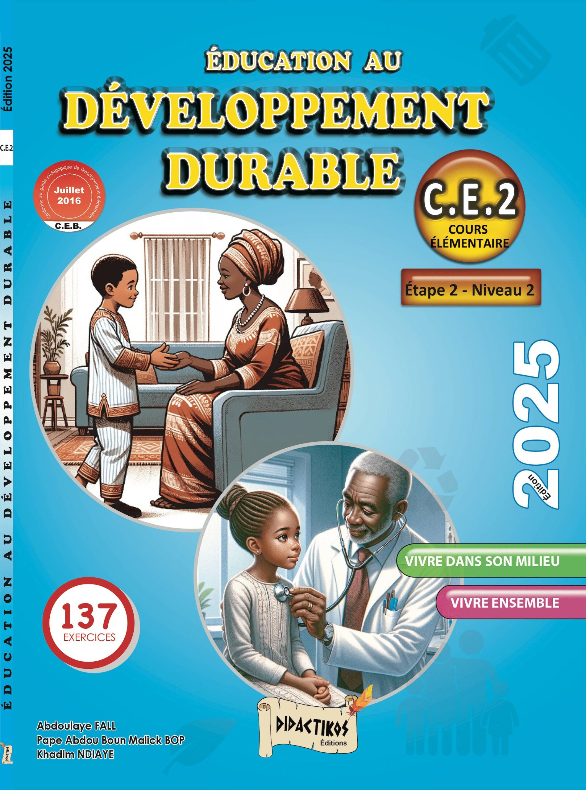 Livre Didactikos Développement durable C.E.2